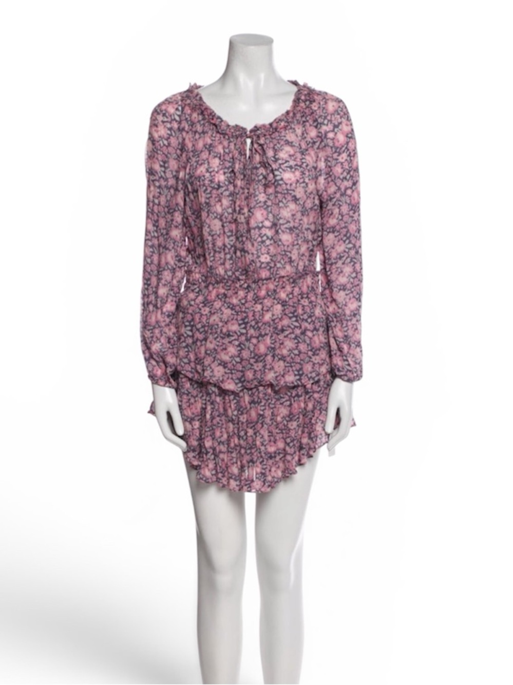LoveShackFancy Floral Mini Dress size 0